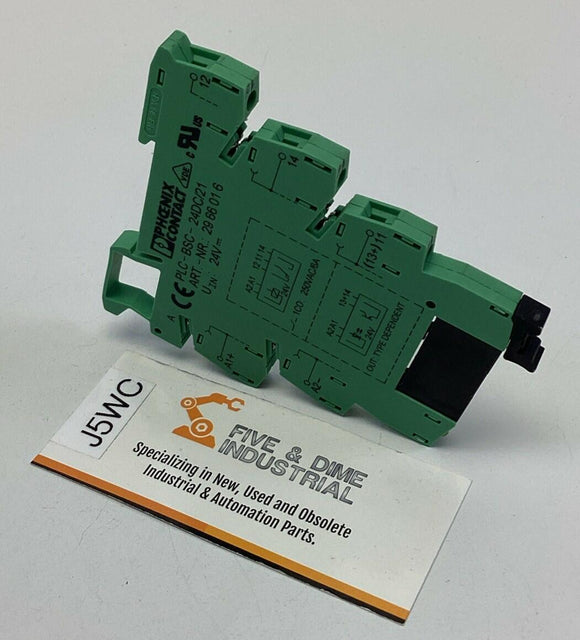Phoenix Contact PLC-BSC-24DC21 / 2966016 Base with 2966595 Relay 24VDC, 2-Amp