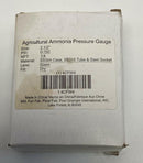 Grainger 4CFW4 Ammonia Pressure Gauge 2-1/2", 0-150 PSI 1/4" NPT-6