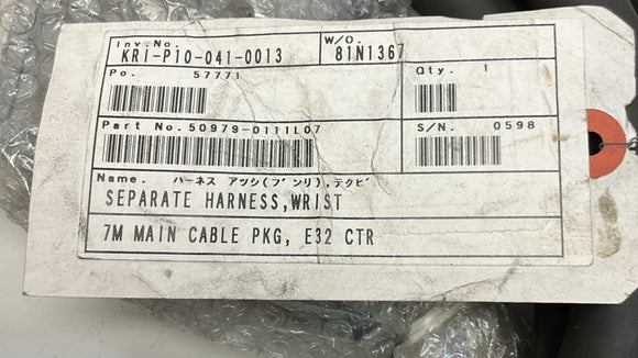 Kawasaki Robotics 50979-0111L07 Wrist Harness Assembly
