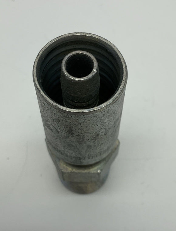 Kurt Hydraulics M-BSPT-6-8 3/8" Hose ID X 1/2" British Standard Pipe 60° Cone