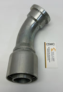 Kurt Hydraulics C6245-32-32-W 2" Hose ID X 2" Code 62 Rigid 45° BT Fitting-1