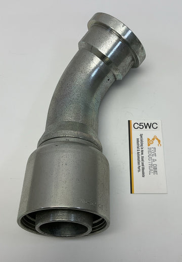 Kurt Hydraulics C6245-32-32-W 2" Hose ID X 2" Code 62 Rigid 45° BT Fitting