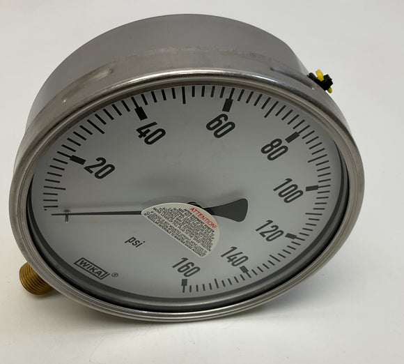Wika 6" Gauge 4287895  212.20 160 PSI 1/2 " Npt Lower