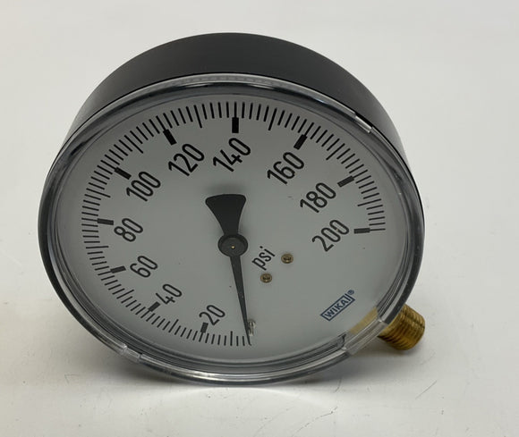 Wika 111.10 4" Pressure Gauge 4256026 200 Psi 1/4" Npt LM