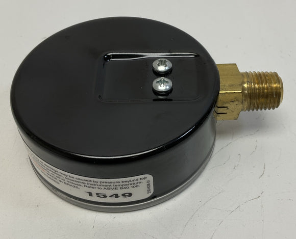 Ashcroft 25W1005-H-02L-30# 2-1/2" 30 PSI Gauge 1/4" NPT, Brass Socket