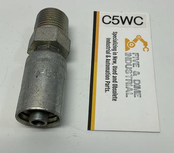 Kurt Hydraulics M-BSPT-6-8 3/8" Hose ID X 1/2" British Standard Pipe 60° Cone