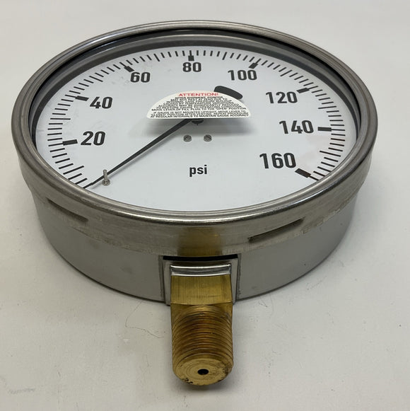 Wika 6" Gauge 4287895  212.20 160 PSI 1/2 " Npt Lower