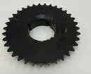 Dodge 50BTL35-2012 Sprocket,  Bushing Bore #50 Chain 35 Teeth-2
