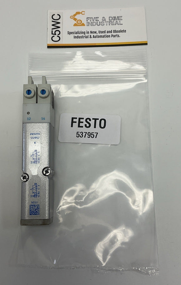 Festo VMPA2-M1H-KPI / 537957 Pneumatic Solenoid Valve 15 VDC