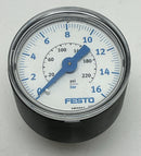 Festo MA-40-16-G1/4-EN Manometer Pressure Gauge 16Bar, G1/4 Connection 183901-2