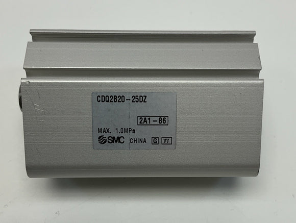 SMC CDQ2B20-25DZ Compact Pneumatic Cylinder 20mm Bore, 25mm Stroke