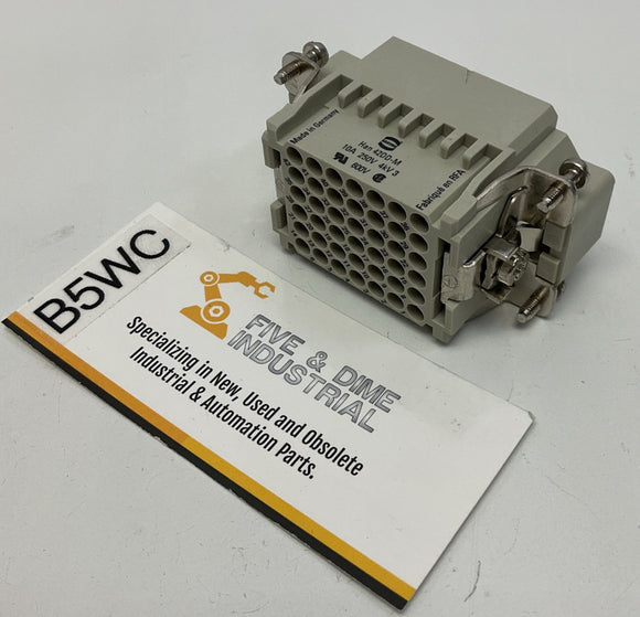 Harting 09160423001 Connector 42-Pole + Ground, Male Insert Housing