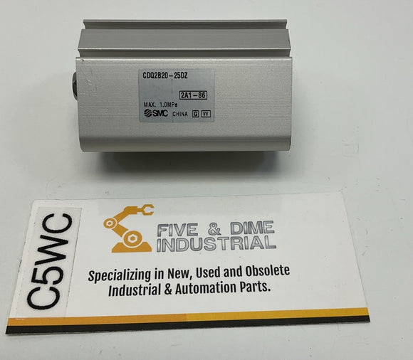 SMC CDQ2B20-25DZ Compact Pneumatic Cylinder 20mm Bore, 25mm Stroke