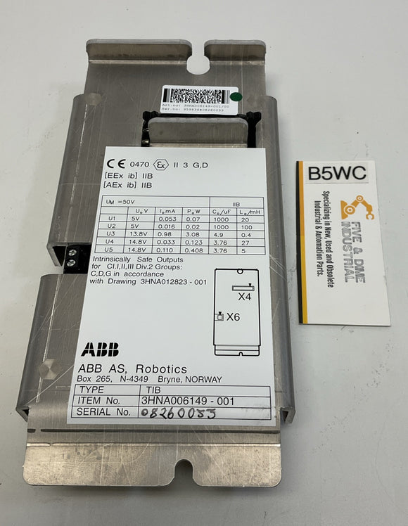 ABB TIB-01 3HNA006149-001 Interface Module