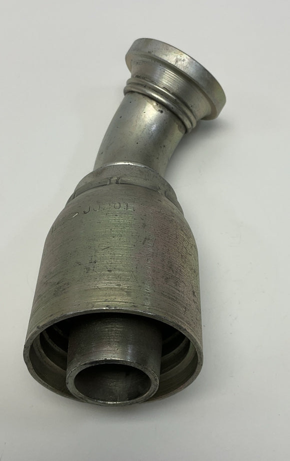 Kurt Hydraulics C6145-20-20-JJ 1-1/4" Hose Barb X 1-1/4" Code 61 Flange 45°