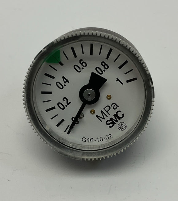 SMC G46-10-02 1 MPa Pneumatic Pressure Gauge for Regulator