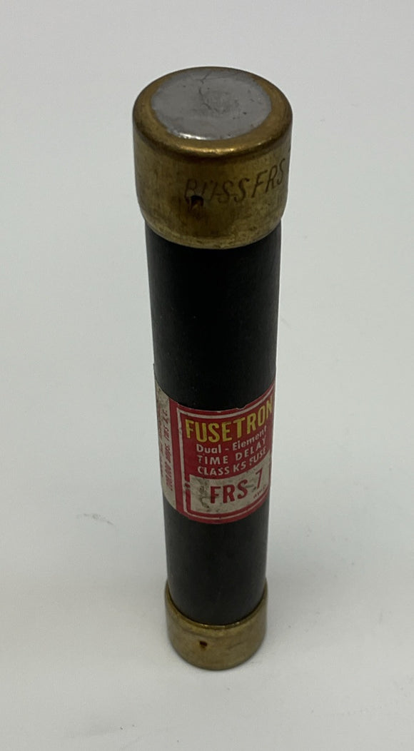 Bussmann FRS-7 Fusetron Lot of 3 Time Delay Fuses, 7-Amp, 600VAC