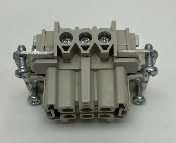 Wieland 70.300.0640.0 6-Pole Screw Clamp Socket Insert