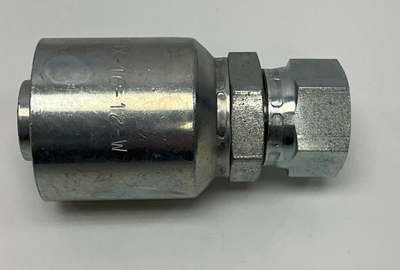 Kurt Hydraulics FJX-16-12-W 1″ Hose ID x 3/4″ – 37° JIC Female Swivel