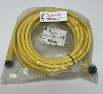 Allen Bradley 889N-F4HFVN-20F 4-Pin Cable Male 90° x Female Straight 20 Feet