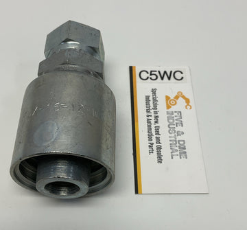 Kurt Hydraulics FJX-16-12-W 1″ Hose ID x 3/4″ – 37° JIC Female Swivel