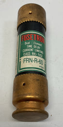 Bussmann FRN-R-60 Fusetron 60-Amp Fuses, RK5, Time Delay. Lot of 3-2