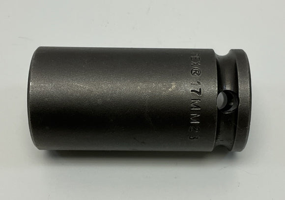 Apex 17MM23 17mm 6-Point Impact Socket, 3/8" Square Drive