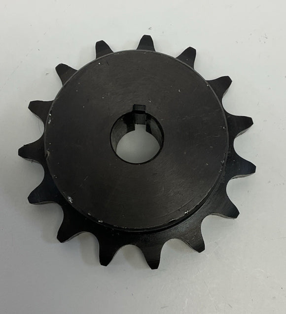 Tsubaki H40B15F-1/2 #40 Chain Finished Bore Sprocket 1/2" Bore, 15 Teeth