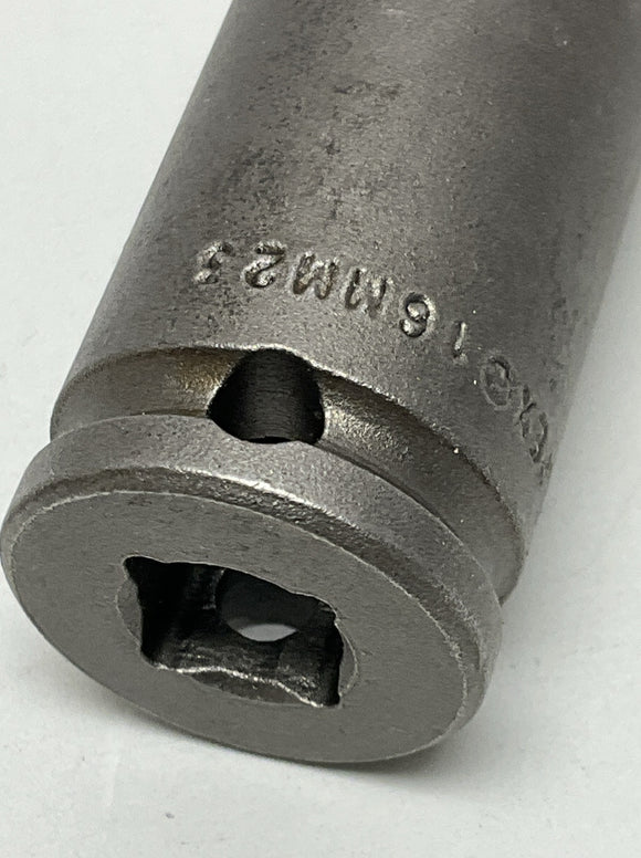 Apex 16MM23 16mm Impact Socket, 3/8" Square Drive, 2 Inches Long