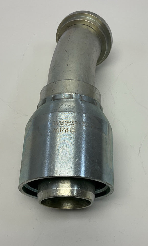 Kurt Hydraulics C6130-32-32-W 2" Hose ID X 2" Code 61 Flange 30° Bent Tube