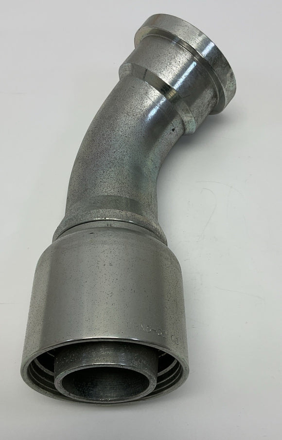 Kurt Hydraulics C6245-32-32-W 2" Hose ID X 2" Code 62 Rigid 45° BT Fitting