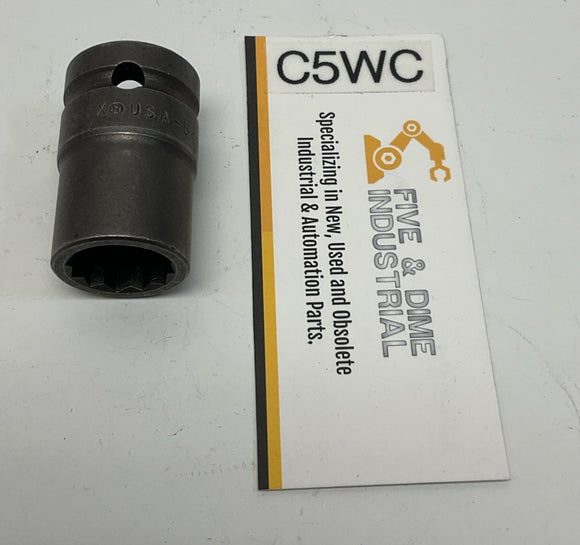 Apex 5419-D 19/32" Thin Wall Impact Socket 1/2" Square Drive, 12-Point