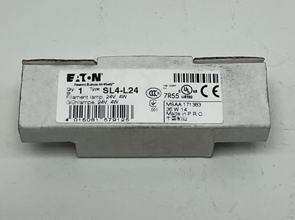 Eaton SL4-L24 Stack Light Bulbs 24V, 4-Watts Clear