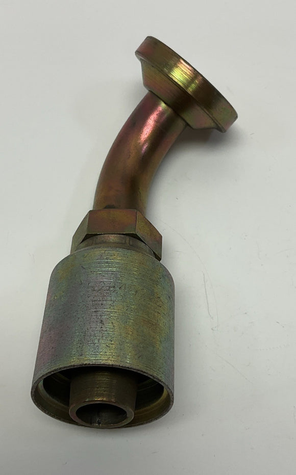 Kurt Hydraulics C6160-12-16-W 3/4" Hose ID X 1" Code 61 Flange, 60° Bent Tube