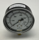 Marsh Bellfram J4652  2-1/2" Standard Gauge 160PSI, Brass Socket, 1/4" NPT-2