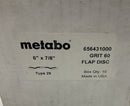 Metabo 656431000 6  Convex Flap Disc 7/8 Type 29 ZA60-5