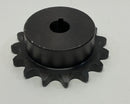 Tsubaki H40B15F-1/2 #40 Chain Finished Bore Sprocket 1/2" Bore, 15 Teeth-5