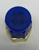 Parker 209P-4-2 Hex Bushing Brass, 1/8 x 1/4" NPT 5-Pack-2