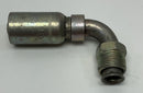Kurt Hydraulics MIX90-06-08 3/8" Hose ID X Male SAE Inverted Flare 90° Elbow-3