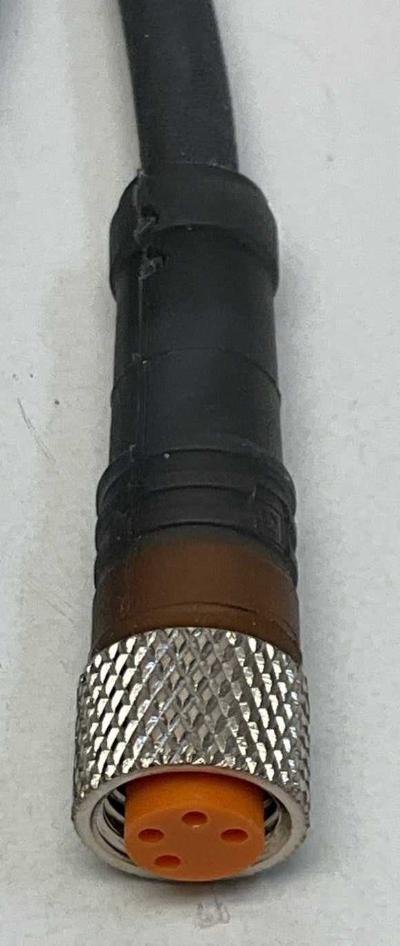 Lumberg RKMV-4-225/5M Female Single End Cable, M8, 4-Pole 5-Meter