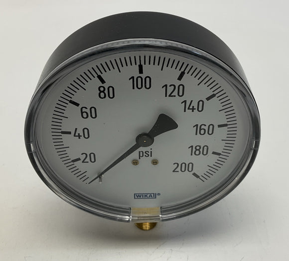 Wika 111.10 4" Pressure Gauge 4256026 200 Psi 1/4" Npt LM