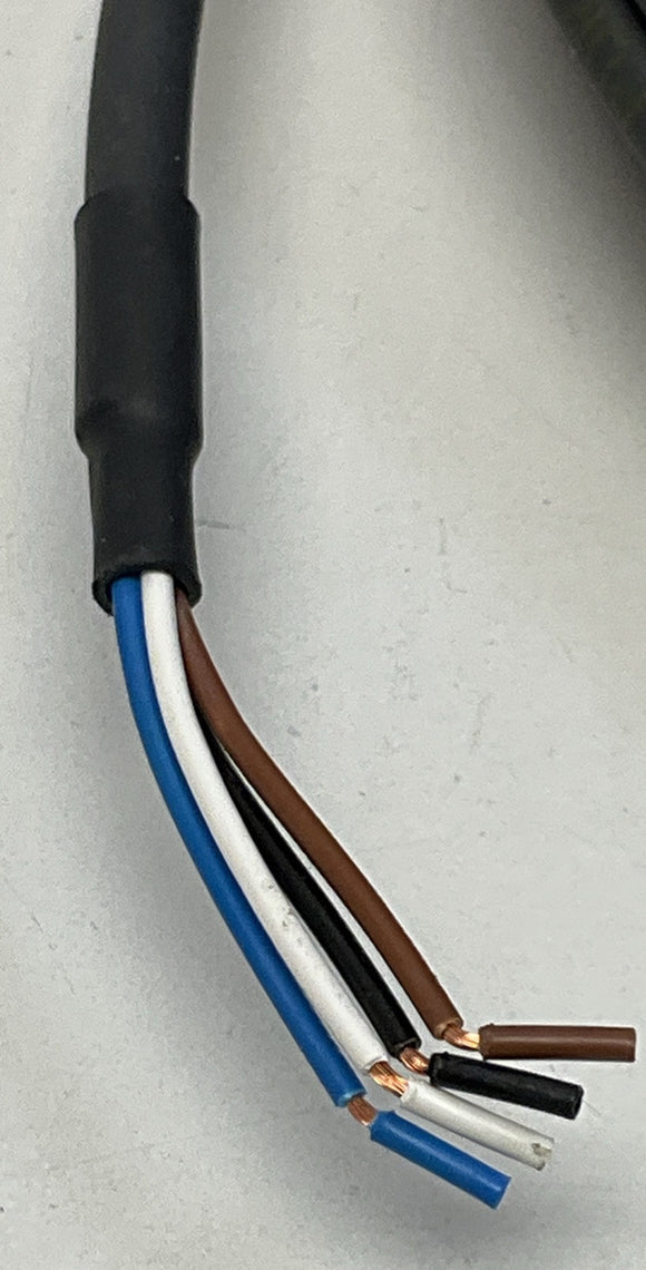 Lumberg RKMV-4-225/5M Female Single End Cable, M8, 4-Pole 5-Meter