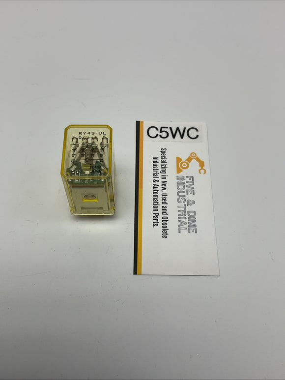 Idec RY4S-UL-DC24V  14-Pin Relay 240V, 5-Amps 24VDC Coil