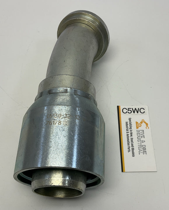 Kurt Hydraulics C6130-32-32-W 2" Hose ID X 2" Code 61 Flange 30° Bent Tube