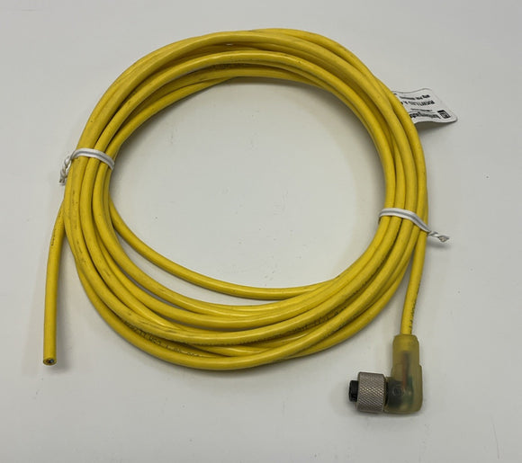 Lumberg RKWT/LED-A-4-3-632/5M 3-Pole Single End 90° M12 Cable 5-Meters