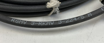 Lumberg RSMV-3-RKMV-3-224/5M Cordset 8M, 3-Pole, Male x Female 5-Meter - 0