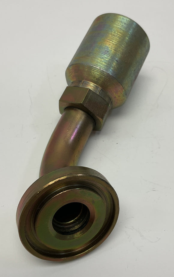 Kurt Hydraulics C6160-12-16-W 3/4" Hose ID X 1" Code 61 Flange, 60° Bent Tube