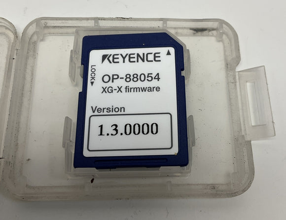 Keyence OP-88054 XG-X Firmware Version 1.3.0000