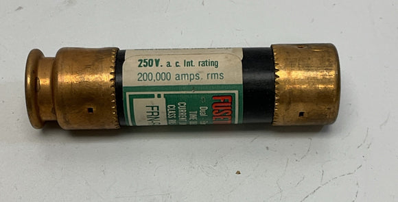 Bussmann FRN-R-60 Fusetron 60-Amp Fuses, RK5, Time Delay. Lot of 3