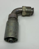 Kurt Hydraulics MIX90-06-08 3/8" Hose ID X Male SAE Inverted Flare 90° Elbow-2